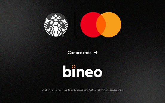 Promociones Mastercard: Los domingos no son de bajón, son de Starbucks